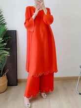 Truly Pleated Wide Leg 2-Piece Set